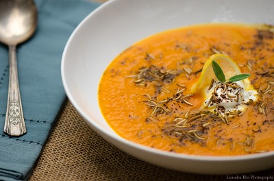 edible insects, simple buffalo carrot soup